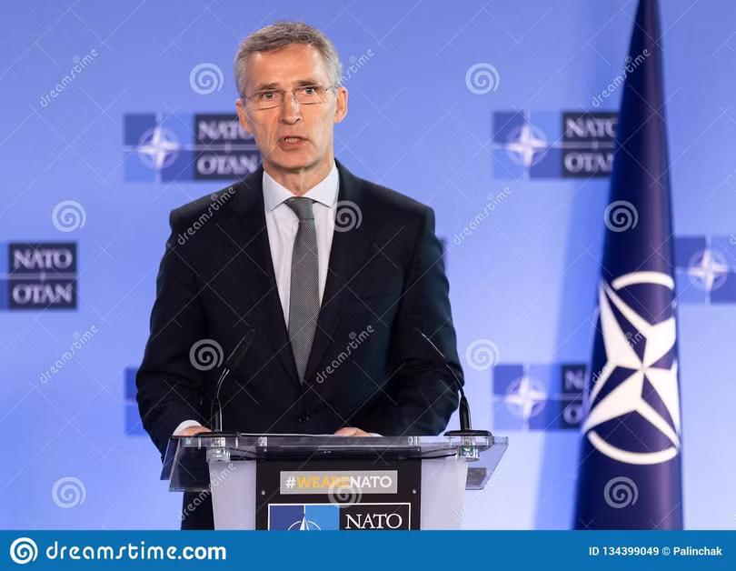 Tổng thư ký NATO Jens Stoltenberg. Tổng thư ký NATO Jens Stoltenberg.