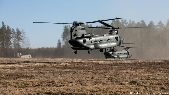 Quân đội Mỹ tiến hành cuộc tập trận Saber Strike ở Liathunia tháng 3/2022 (Ảnh: Getty). Quân đội Mỹ tiến hành cuộc tập trận Saber Strike ở Liathunia tháng 3/2022 (Ảnh: Getty).