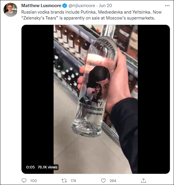 Bài viết của Matthew Luxmoore, phóng viên báo The Wall Street Journal trên Twitter.