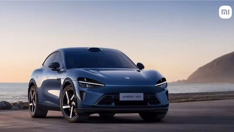 Chiếc SUV Xiaomi YU7 đặt mục tiêu chiếm thị phần từ Model Y của Tesla. Ảnh: Xiaomi.
