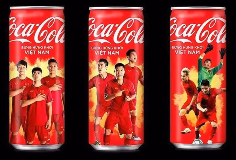 Mẫu quảng cáo của Coca Cola 