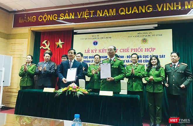 Bộ Công an và Bộ Y tế ký Quy chế phối hợp