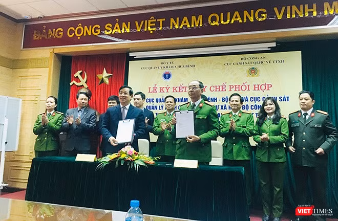 Bộ Công an và Bộ Y tế ký Quy chế phối hợp
