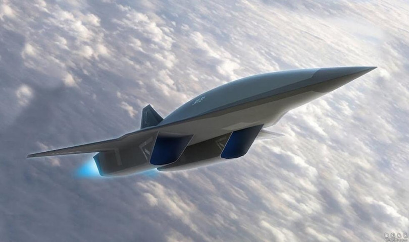 Hình đồ họa máy tính (CG) về SR-72. Ảnh: Xinhua.