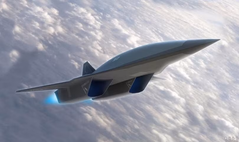 Hình đồ họa máy tính (CG) về SR-72. Ảnh: Xinhua.