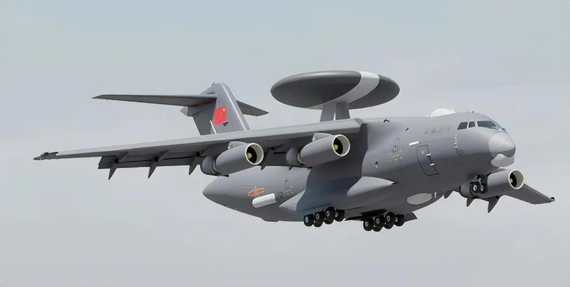 Máy bay cảnh báo sớm KJ-3000 Trung Quốc đang bay thử nghiệm. Ảnh: Sohu.