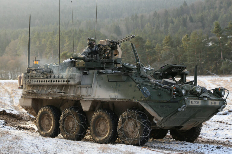 Xe thiết giáp chở quân M1126 Stryker. Ảnh minh họa South Front