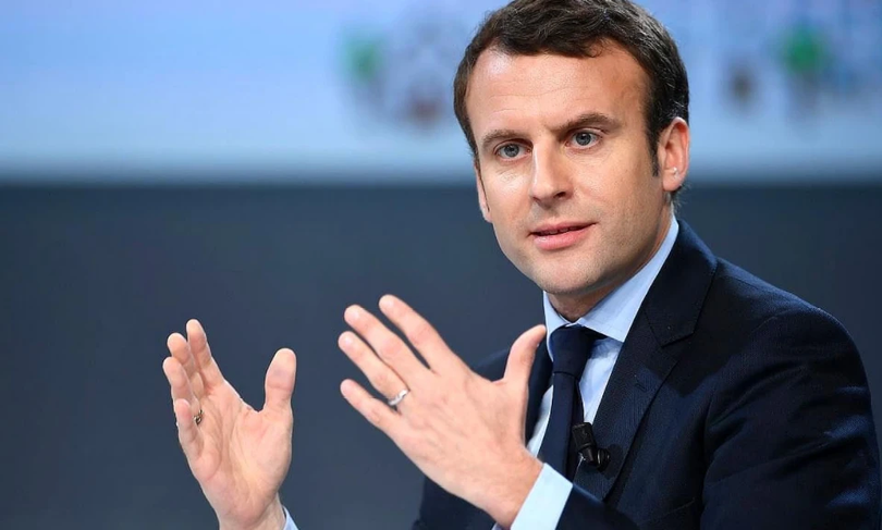 Thủ tướng Pháp Macron đã bày tỏ ủng hộ Ukraine lấy lại Crime từ tay Nga (Ảnh: QQ).