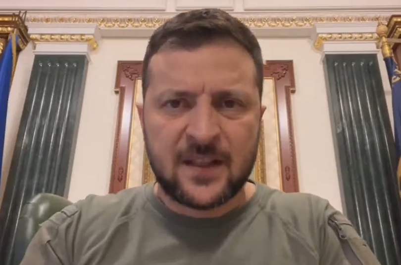 Tối 9/8, ông Zelensky tuyên bố sẽ chiếm lại Crimea (Ảnh: Guancha).