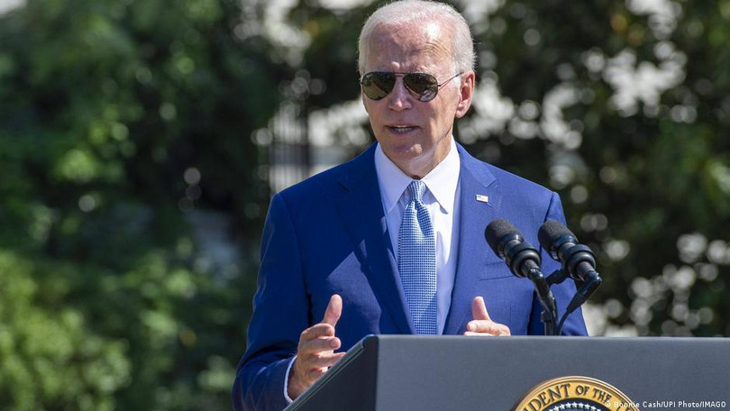 Ông Biden: "Đạo luật Chip sẽ giúp Hoa Kỳ chiến thắng trong cuộc đua kinh tế trong thế kỷ 21" (Ảnh: UPI). Ông Biden: "Đạo luật Chip sẽ giúp Hoa Kỳ chiến thắng trong cuộc đua kinh tế trong thế kỷ 21" (Ảnh: UPI).