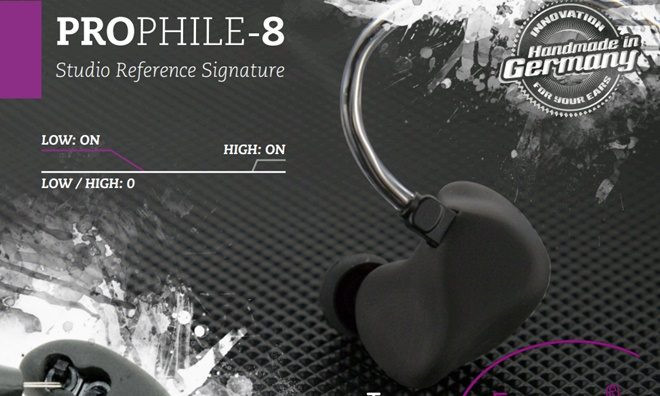 StageDiver giới thiệu ProPhile-8 - tai nghe với 4 chất âm