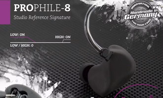 StageDiver giới thiệu ProPhile-8 - tai nghe với 4 chất âm