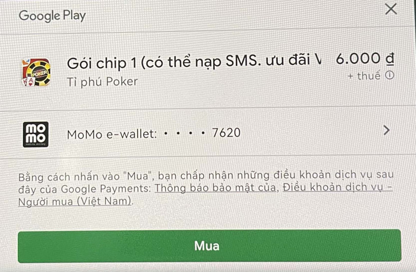 ...và có thể dùng MoMo để thanh toán thành công. ...và có thể dùng MoMo để thanh toán thành công.