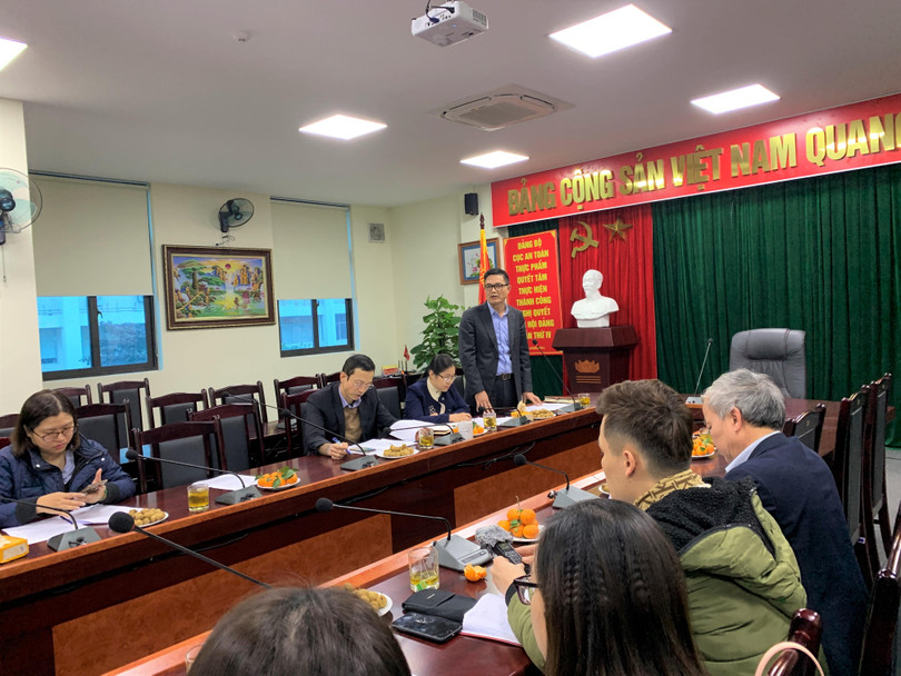 Cuộc họp về công tác đảm bảo an toàn thực phẩm dịp Tết sắp tới