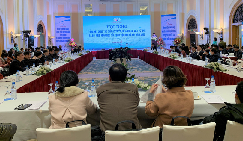 Hội nghị về công tác chỉ đạo tuyến, kế hoạch thực hiện đề án “Khám, chữa bệnh từ xa và hội nghị khoa học chuyên ngành Tim mạch 2020 do BV Tim Hà Nội tổ chức