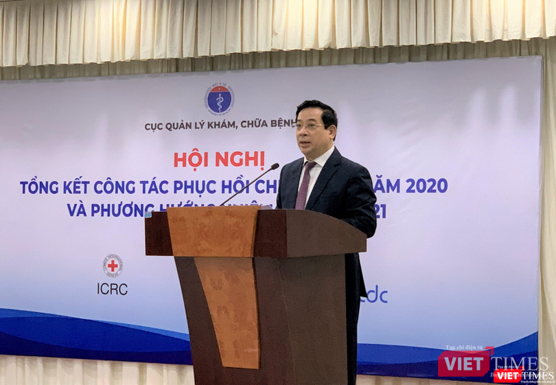 PGS.TS. Lương Ngọc Khuê – Cục trưởng Cục Quản lý khám, chữa bệnh (Bộ Y tế) khẳng định vai trò của PHCN trong chăm sóc, điều trị cho bệnh nhân PGS.TS. Lương Ngọc Khuê – Cục trưởng Cục Quản lý khám, chữa bệnh (Bộ Y tế) khẳng định vai trò của PHCN trong chăm sóc, điều trị cho bệnh nhân