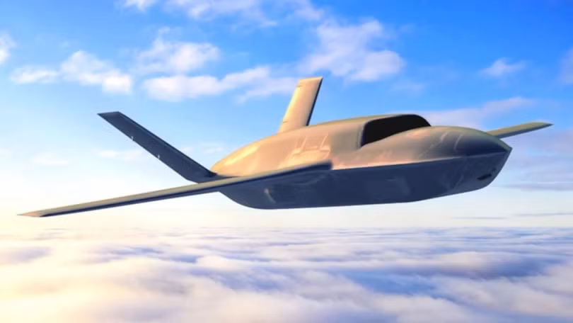 Mẫu máy bay không người lái hiệp đồng tác chiến của General Atomics (Ảnh: Thewarzone)