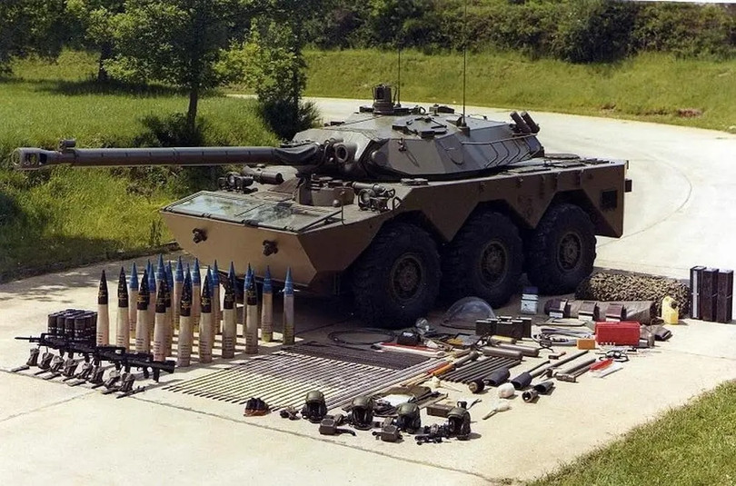 Xe thiết giáp chống tăng bánh lốp 6×6 AMX-10 RC của quân đội Pháp. Ảnh minh họa Military Ukraine.