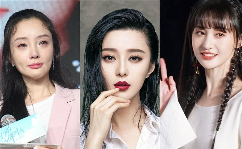 Lý Tiểu Lộ, Phạm Băng Băng, Trịnh Sảng mất sự nghiệp vì scandal đạo đức. Ảnh: Tân hoa xã