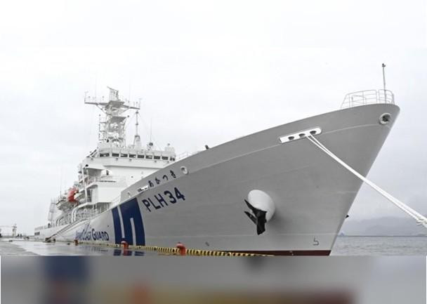 Tàu tuần tra cỡ lớn Akatsuki tới cảng Kagoshima ngày 26/2 (Ảnh: Đông Phương). Tàu tuần tra cỡ lớn Akatsuki tới cảng Kagoshima ngày 26/2 (Ảnh: Đông Phương).