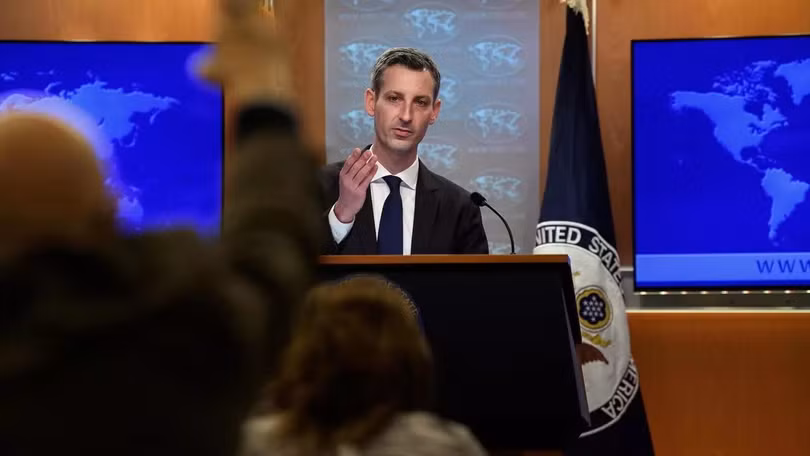 Ng]ời phát ngôn Bộ Ngoại giao Mỹ Ned Price lo ngại Luật Hải cảnh mới của Trung Quốc làm trầm trọng thêm tranh chấp trên biển với các nước láng giềng (Ảnh: Reuters).