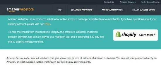 Amazon Webstore