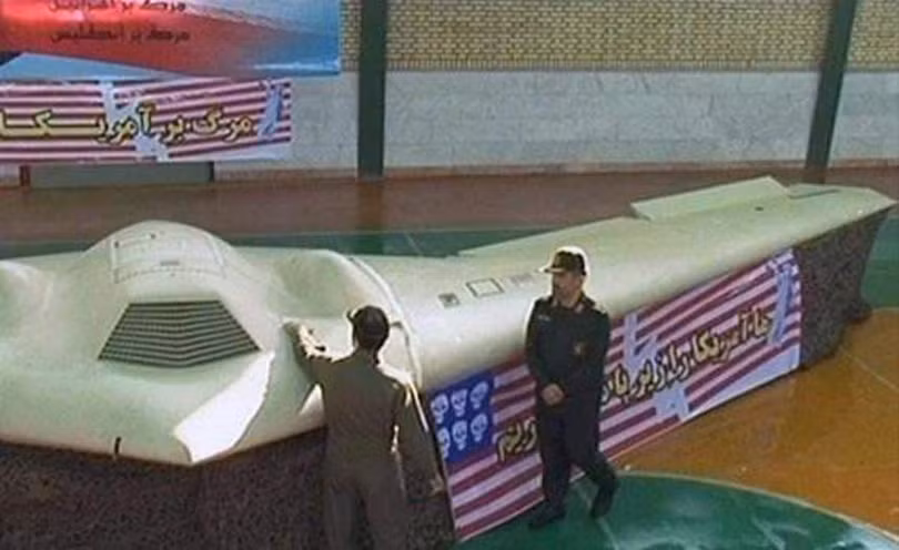 Chiếc RQ-170 bị Iran bắt sống năm 2011 (Ảnh: kuaibao.qq.com). Chiếc RQ-170 bị Iran bắt sống năm 2011 (Ảnh: kuaibao.qq.com).