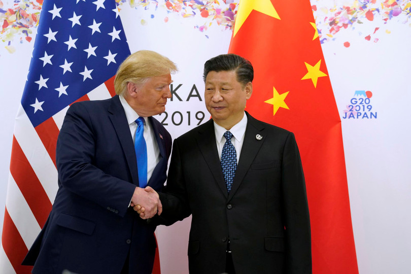 Dưới thời Tổng thống Donald Trump, quan hệ Mỹ - Trung đã ở vào tình trạng tồi tệ nhất trong nhiều năm qua. Trong ảnh: hai ông Donald Trump và Tập Cận Bình gặp nhau tại Hội nghị thượng đỉnh G20, Osaka, 29/6/2019 (Ảnh: Reuters). Dưới thời Tổng thống Donald Trump, quan hệ Mỹ - Trung đã ở vào tình trạng tồi tệ nhất trong nhiều năm qua. Trong ảnh: hai ông Donald Trump và Tập Cận Bình gặp nhau tại Hội nghị thượng đỉnh G20, Osaka, 29/6/2019 (Ảnh: Reuters).