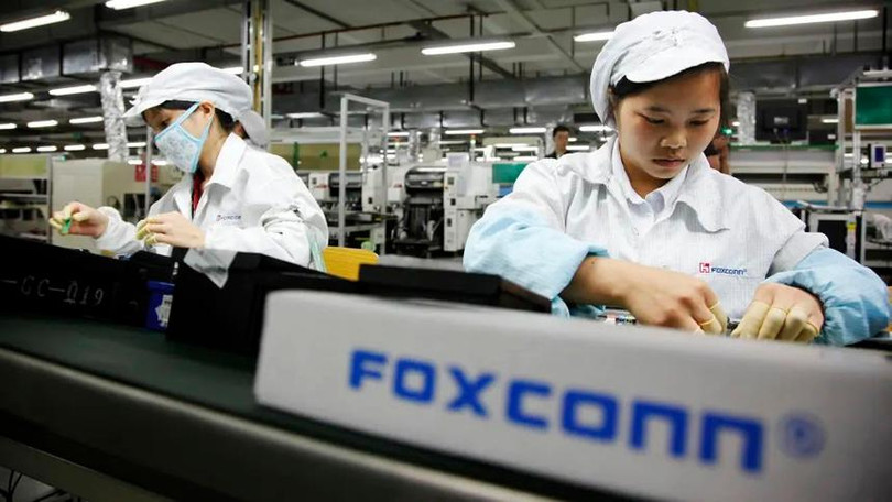 Foxconn là nhà lắp ráp iPhone lớn nhất thế giới và cũng là nhà cung cấp các bộ phận cơ khí quan trọng cho Apple. Ảnh: Getty Images.