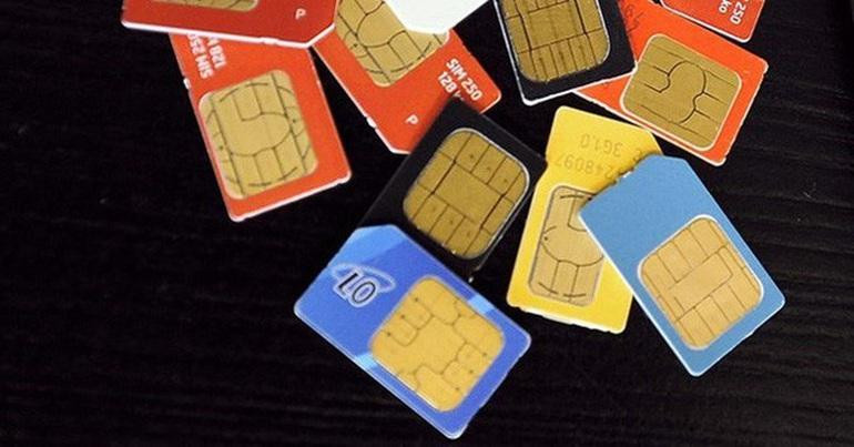 Tính đến thời điểm cuối tháng 3 còn khoảng 30.000 sim thuê bao di động có thông tin đăng ký không chính xác. Ảnh minh họa.