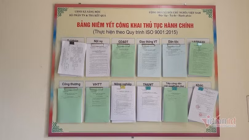 Tất cả những dịch vụ hành chính này sẽ được số hoá sau khi Sảng Mộc xây dựng xong được hạ tầng cho việc chuyển đổi số.