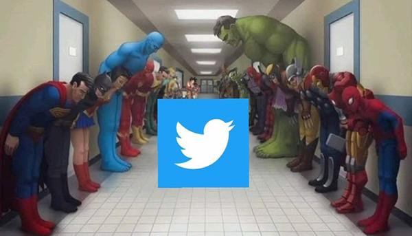 Các siêu anh hùng giờ đây cũng phải cúi đầu khi nhắc tới Twitter.