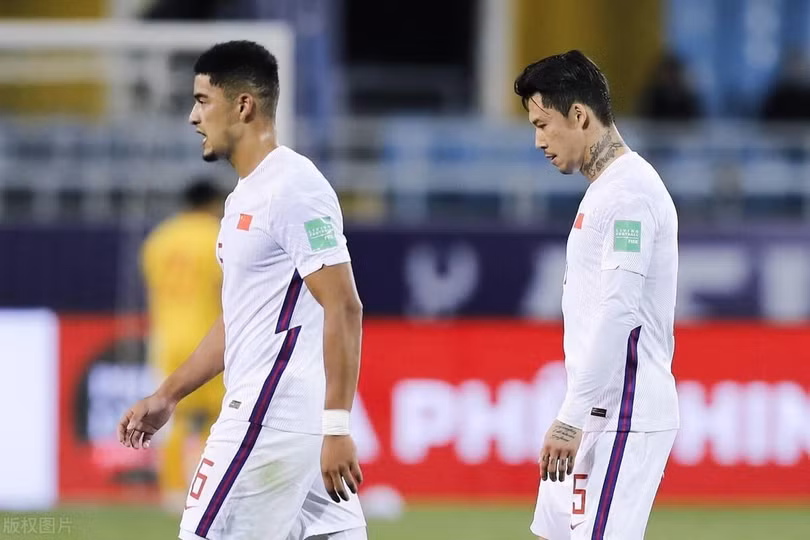 Hình ảnh thất bại của tuyển quốc gia Trung Quốc tại sân Mỹ Đình tối 1/2 (Ảnh: Sohu).