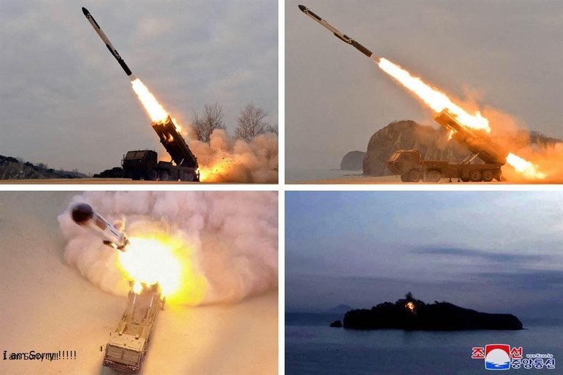 Chỉ trong tháng 1/2022, Triều Tiên đã liên tiếp thực hiện 9 vụ phóng thử tên lửa đạn đạo (Ảnh: KCNA). Chỉ trong tháng 1/2022, Triều Tiên đã liên tiếp thực hiện 9 vụ phóng thử tên lửa đạn đạo (Ảnh: KCNA).