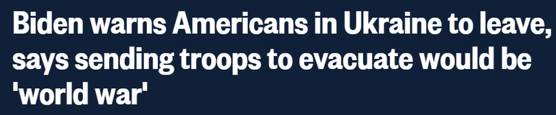 Đài NBC đưa tin về ông Biden cảnh báo công dân Mỹ rời khỏi Ukraine.