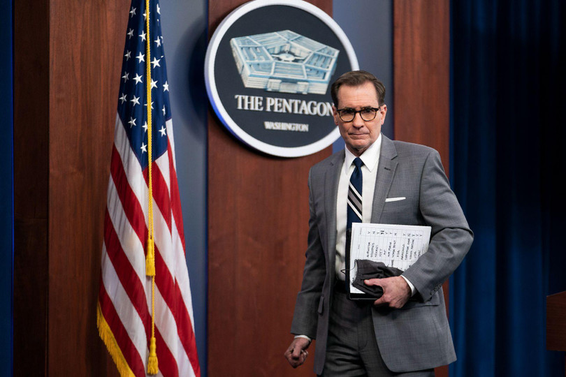 Ông John Kirby, Người phát ngôn Lầu Năm Góc (Ảnh: Dwnews).