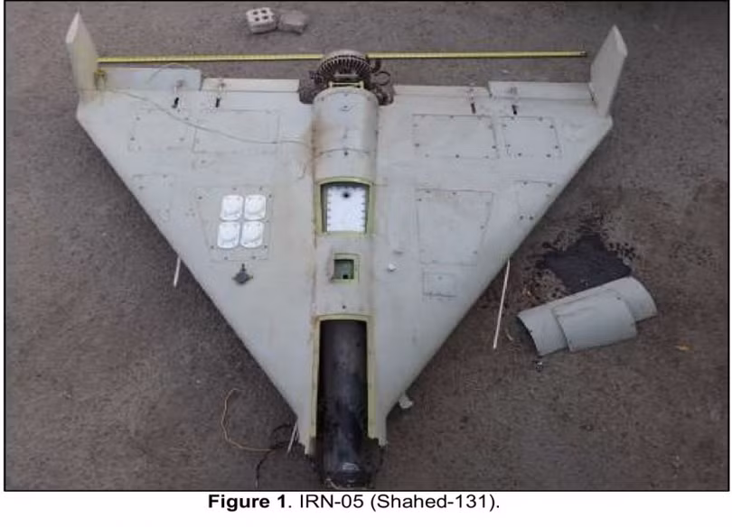 Máy bay không người lái Shahed-131 bị rơi ở Ukraine (Ảnh: Newtalk). Máy bay không người lái Shahed-131 bị rơi ở Ukraine (Ảnh: Newtalk).
