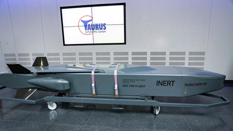 Tên lửa hành trình tầm xa không đối đất Taurus Đức sắp cung cấp cho Ukraine. Ảnh: Taurus. 