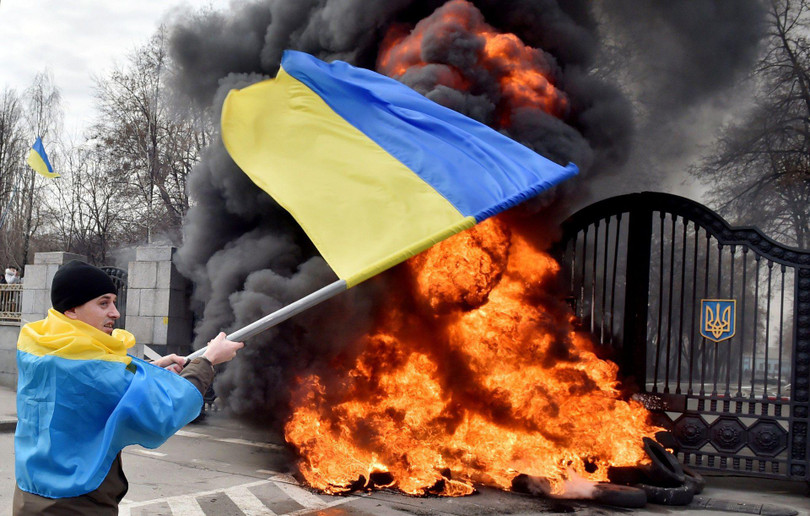 Tình hình miền Đông Ukraine hiện rất căng thẳng (Ảnh: Đa Chiều).