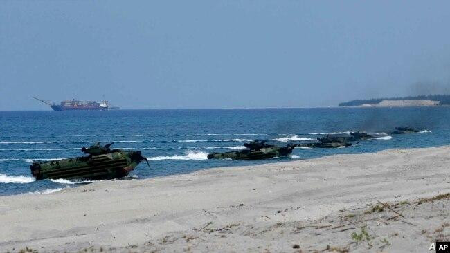 Quân đội Mỹ và Philippines diễn tập chung Balikatan năm 2019 (Ảnh: AP). Quân đội Mỹ và Philippines diễn tập chung Balikatan năm 2019 (Ảnh: AP).