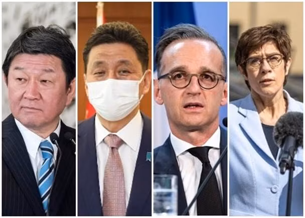 Các Bộ trưởng Ngoại giao và Quốc phòng Nhật - Đức sẽ tổ chức hội đàm 2+2 để thảo luận việc hợp tác đối phó Trung Quốc (Ảnh: Đông Phương).