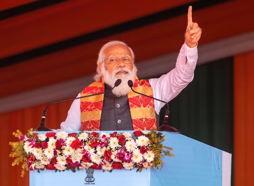 Thủ tướng Modi trở thành mục tiêu bị giới y té chỉ trích vì đai dịch COVID-19 mất kiểm soát ở Ấn Độ (Ảnh: Đa Chiều). 