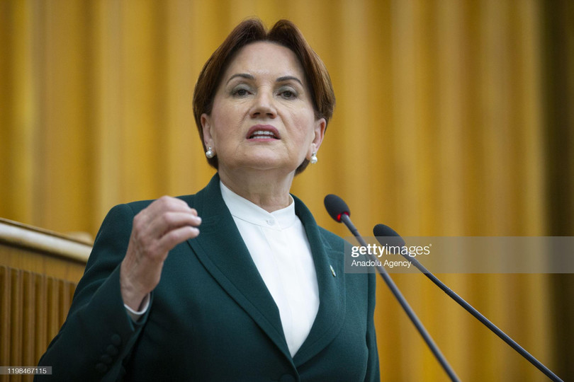 Bà Meral Aksener, thủ lĩnh đảng IYI đối lập, người bị Sứ quán Trung Quốc chỉ trích trong bản tweet (Ảnh: Getty). Bà Meral Aksener, thủ lĩnh đảng IYI đối lập, người bị Sứ quán Trung Quốc chỉ trích trong bản tweet (Ảnh: Getty).