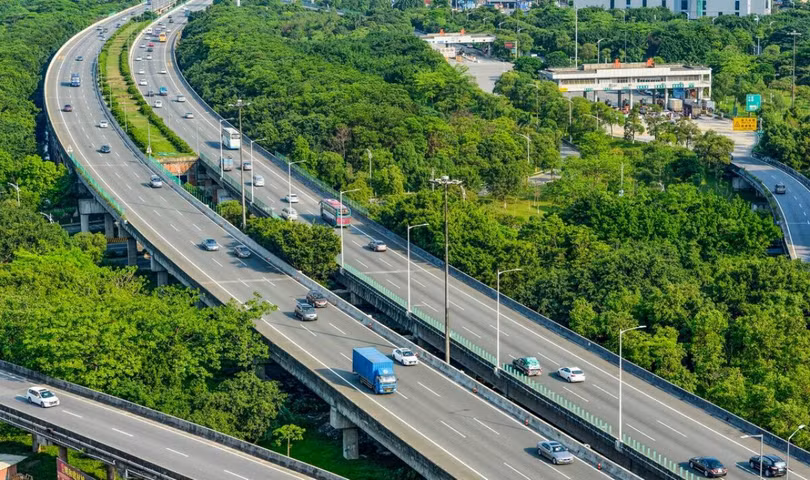 Tuyến cao tốc Cần Thơ - Cà Mau được đề xuất xây dựng với 2 dự án thành phần: Cần Thơ - Hậu Giang và Hậu Giang - Cà Mau - Ảnh minh hoạ: Cao tốc Quảng Châu - Thâm Quyến.