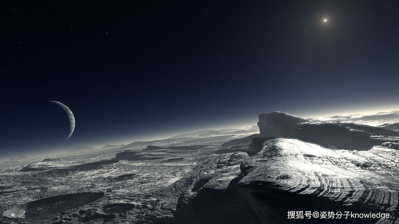 Bản đồ giả thuyết về môi trường bề mặt của Sao Diêm Vương Bản đồ giả thuyết về môi trường bề mặt của Sao Diêm Vương