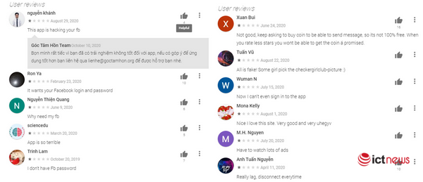 Nhiều ứng dụng hẹn hò tràn lan trên Google Play Store bị đánh giá không an toàn và có trải nghiệm người dùng rất kém.