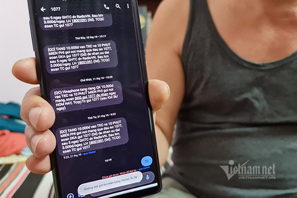 Nhắn tin từ chối quảng cáo theo cú pháp được nhà mạng đưa ra, thế nhưng câu trả lời mà người dùng nhận được là "Không thể gửi tin nhắn". Ảnh: Trọng Đạt