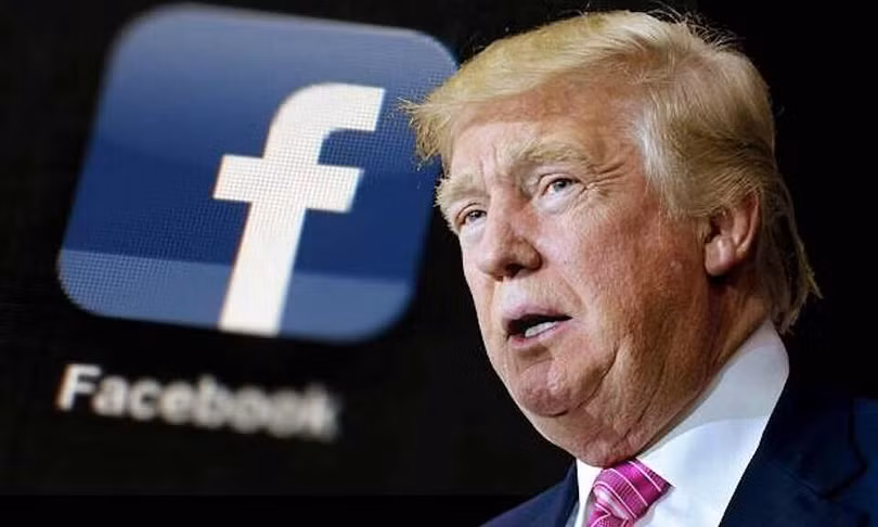 Trump nói rằng đáng lẽ ông đã cấm Facebook khi còn làm Tổng thống. Ảnh: Medium.