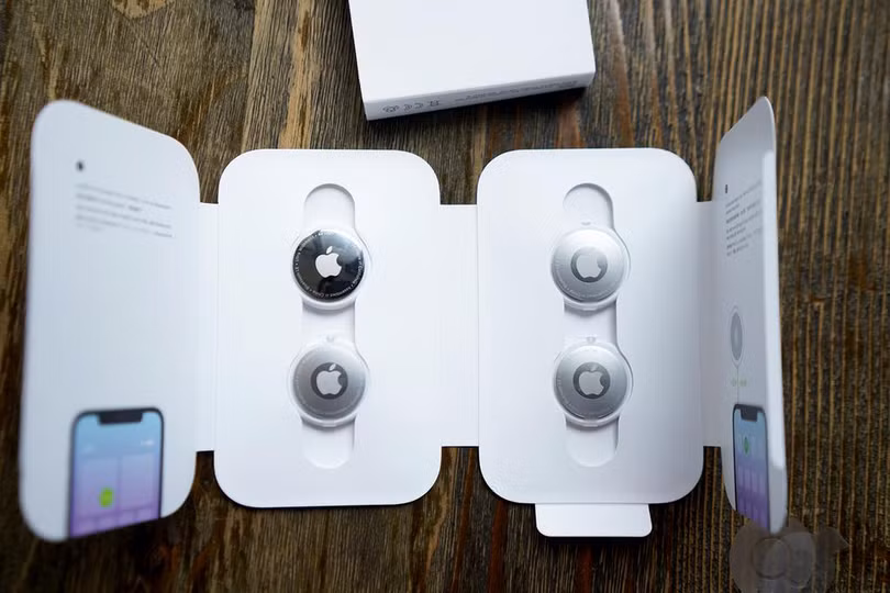 AirTag loại hộp 4 chiếc được nhiều người chọn mua chung để có giá rẻ hơn.
