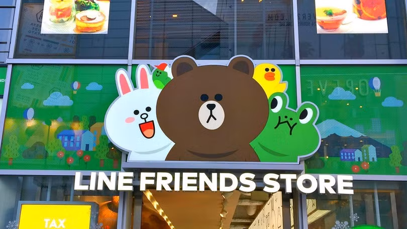 Cửa hàng LINE Friends có mặt tại nhiều địa điểm ở Nhật Bản. Ảnh: YouTube